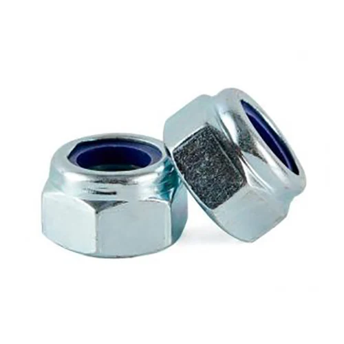 Écrou à insert en nylon plaqué à zinc Din985