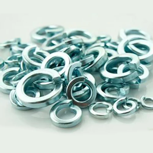 White Zinc plaqué Spring Washer Din127 128